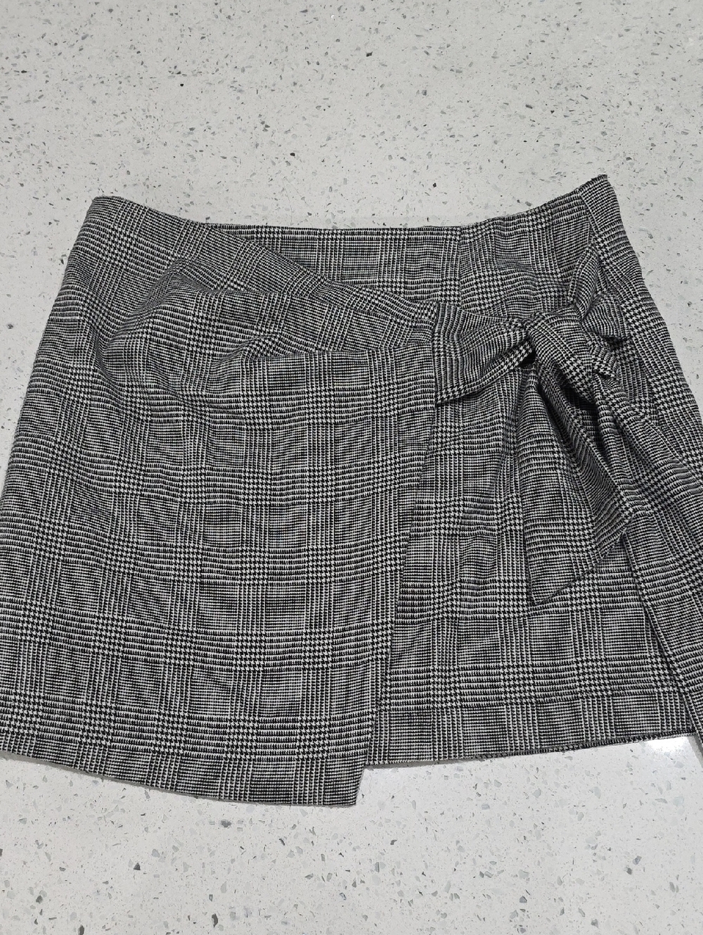 Forever 21 Black & White Plaid Skirt